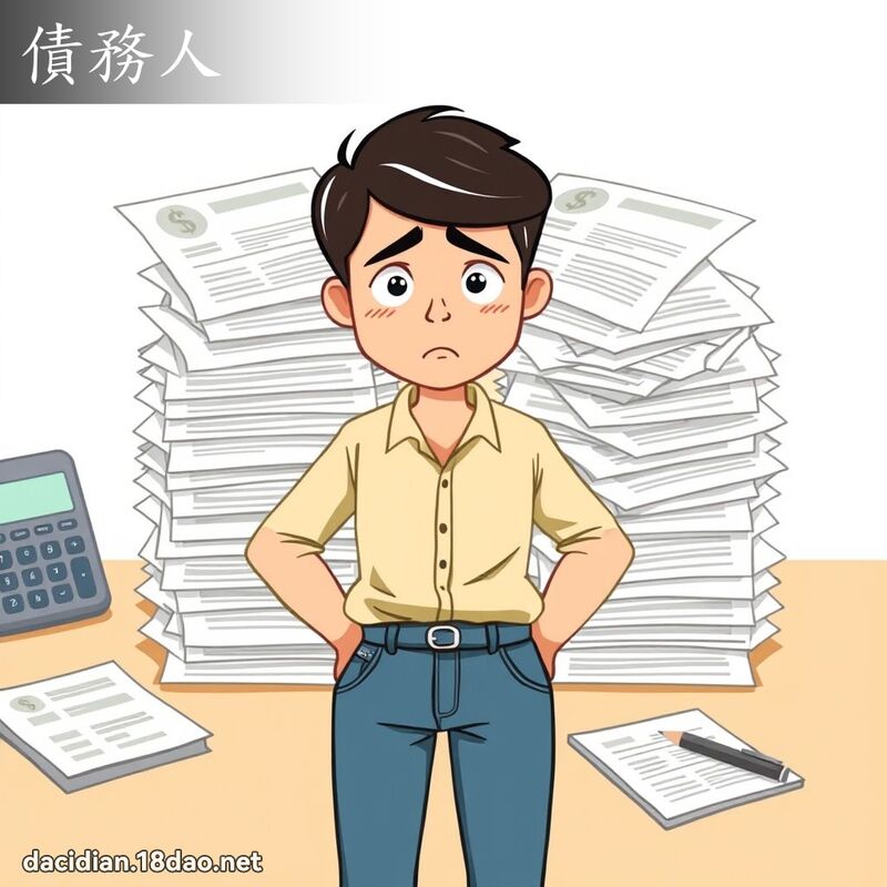 債務人 - 國語大辭典配圖
