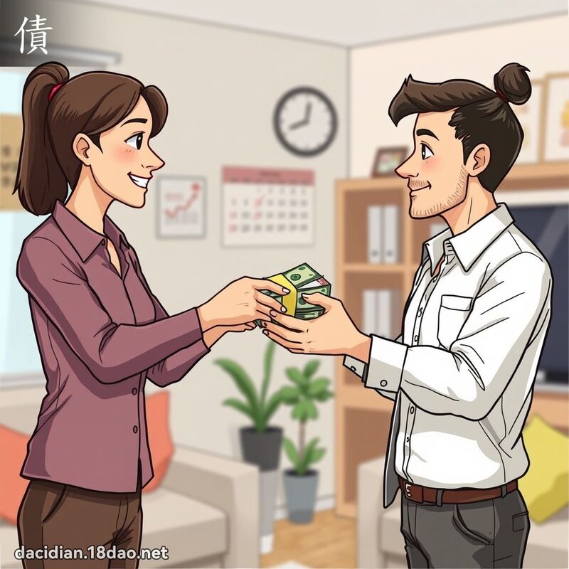 債 - 國語大辭典配圖