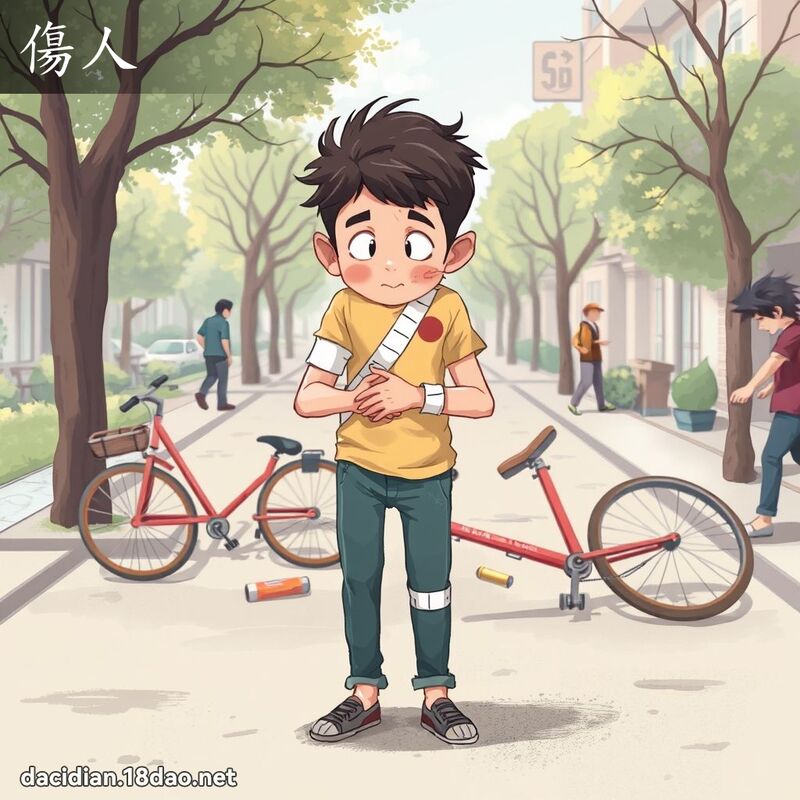 傷人 - 國語大辭典配圖