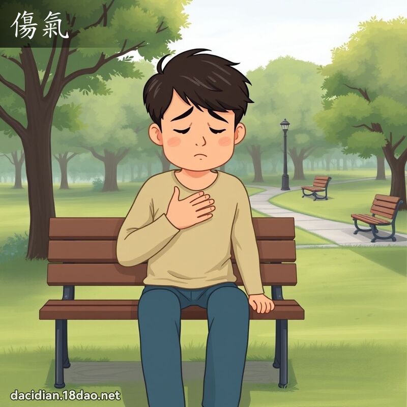 傷氣 - 國語大辭典配圖