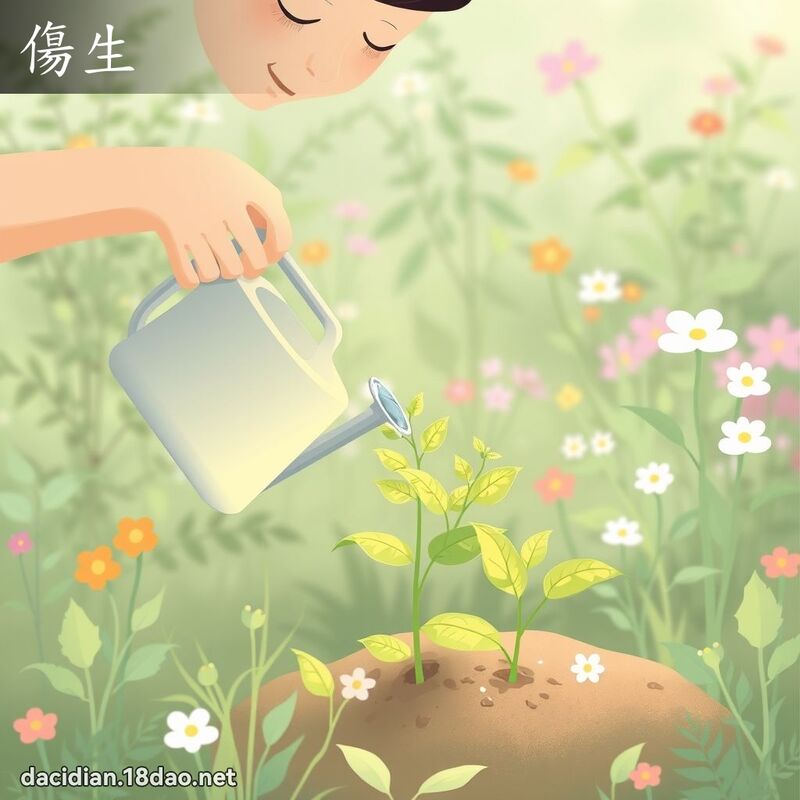 傷生 - 國語大辭典配圖