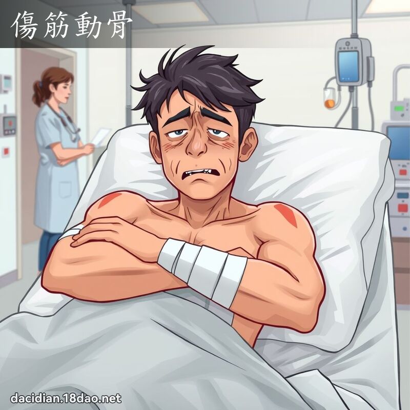 伤筋动骨 - 国语大辞典配图