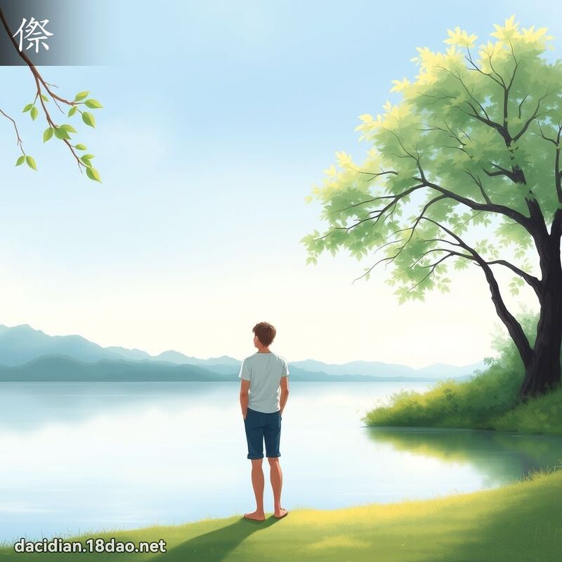 傺 - 国语大辞典配图