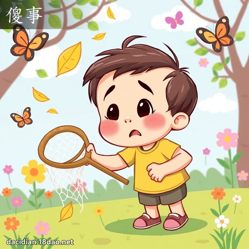 傻事 - 國語大辭典配圖