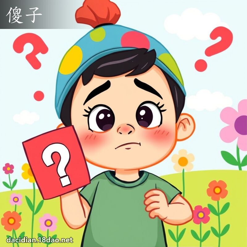 傻子 - 国语大辞典配图