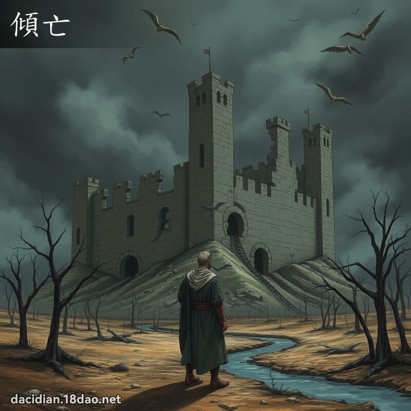 倾亡 - 国语大辞典配图