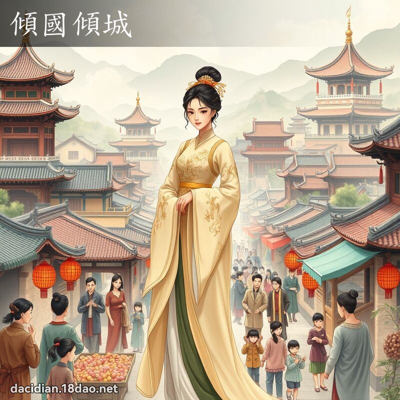 傾國傾城 - 國語大辭典配圖