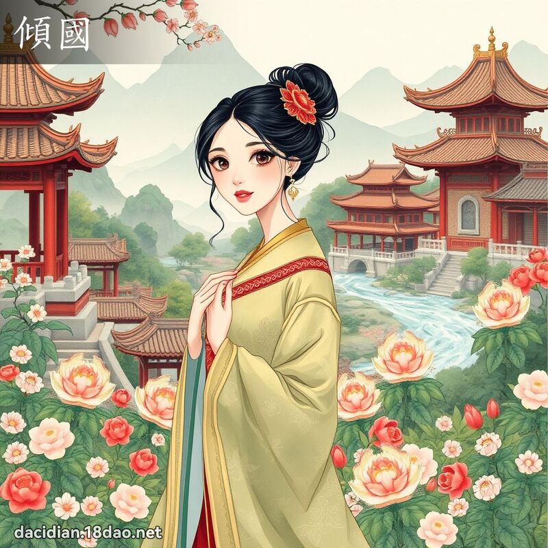 倾国 - 国语大辞典配图