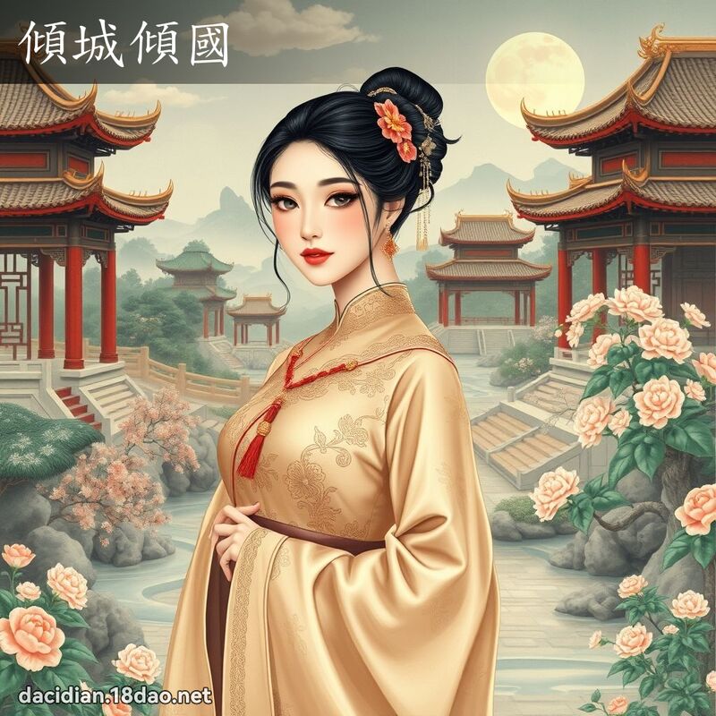 倾城倾国 - 国语大辞典配图