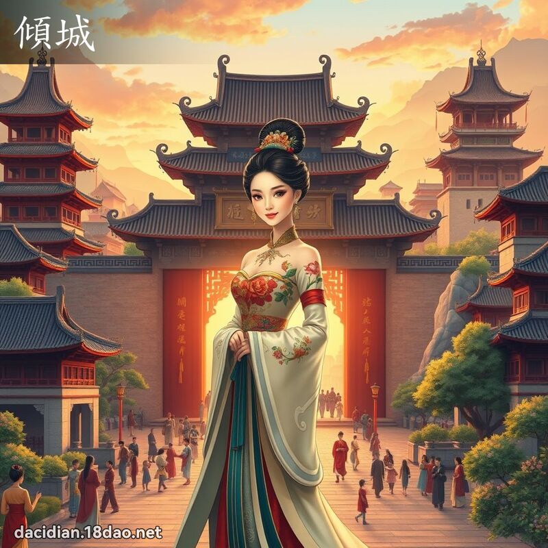 倾城 - 国语大辞典配图