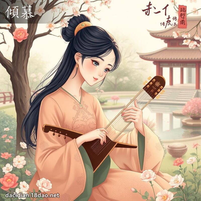 倾慕 - 国语大辞典配图