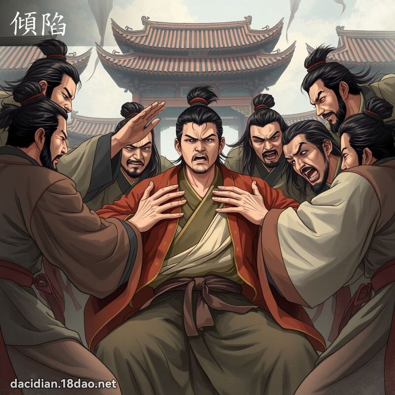 傾陷 - 國語大辭典配圖