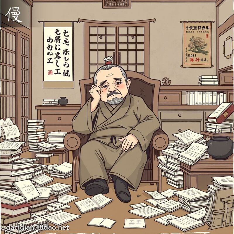 僈 - 國語大辭典配圖