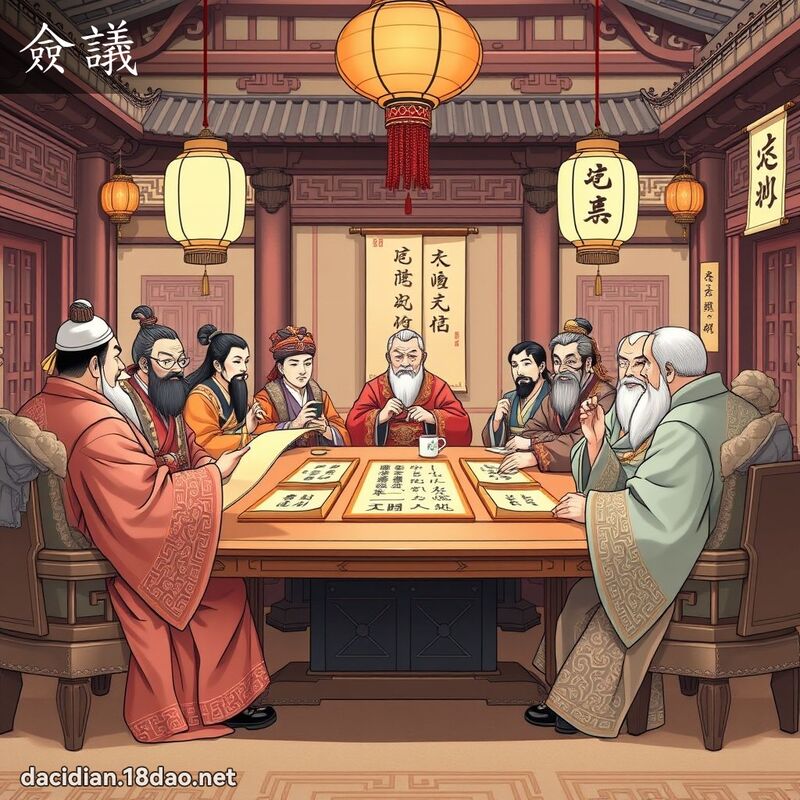 僉議 - 國語大辭典配圖