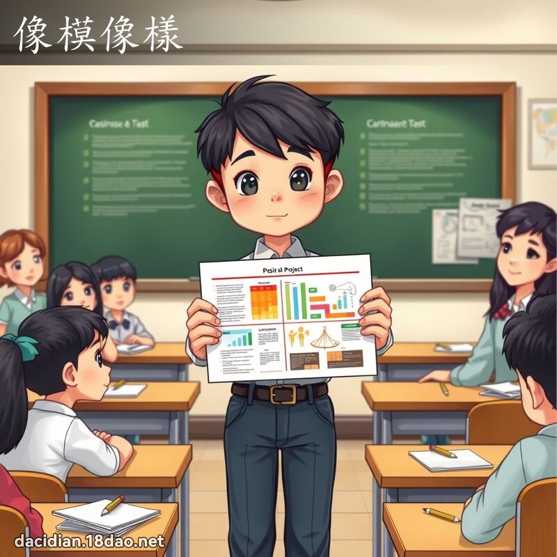 像模像樣 - 國語大辭典配圖