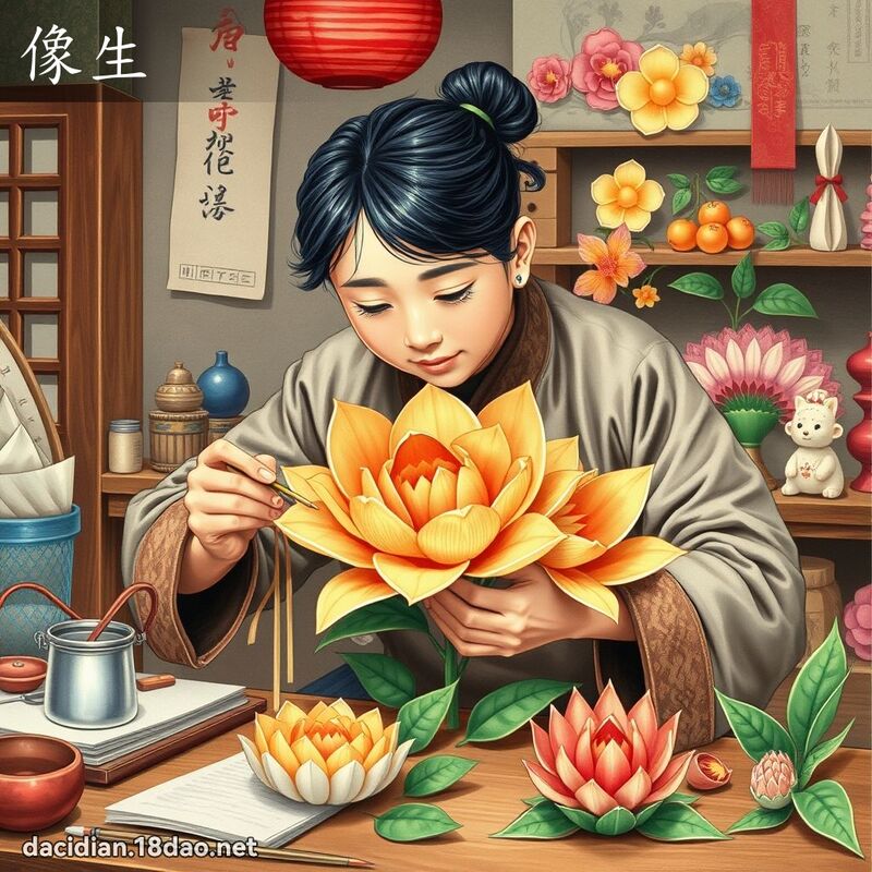 像生 - 国语大辞典配图