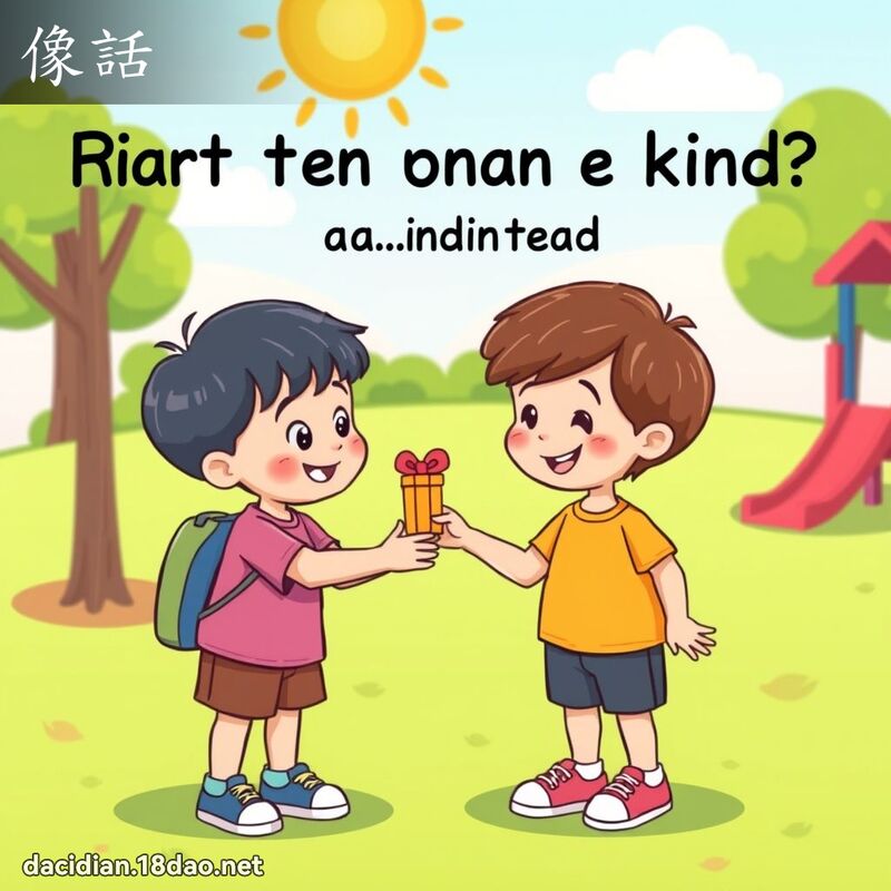 像話 - 國語大辭典配圖