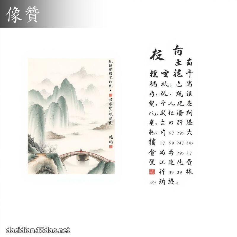 像贊 - 國語大辭典配圖