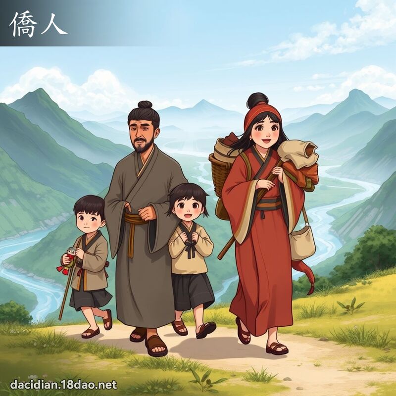 僑人 - 國語大辭典配圖