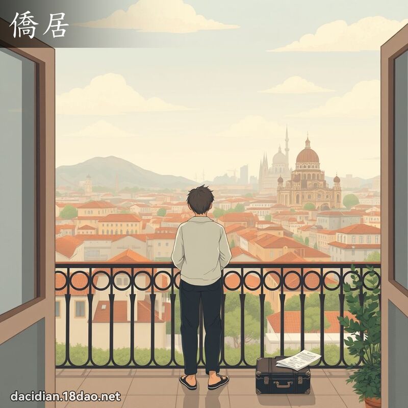 僑居 - 國語大辭典配圖