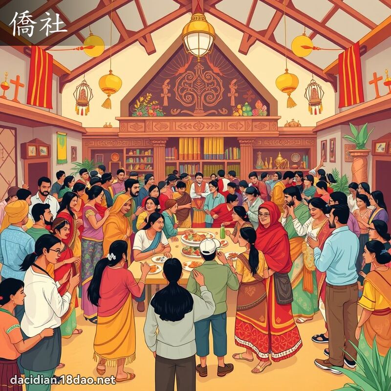 僑社 - 國語大辭典配圖