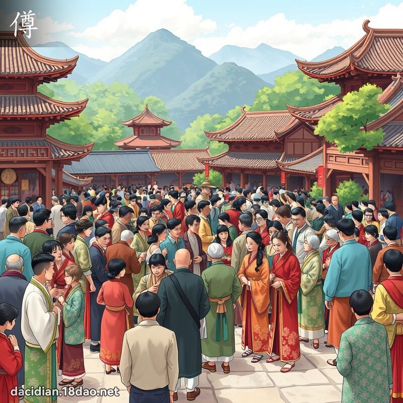 僔 - 國語大辭典配圖