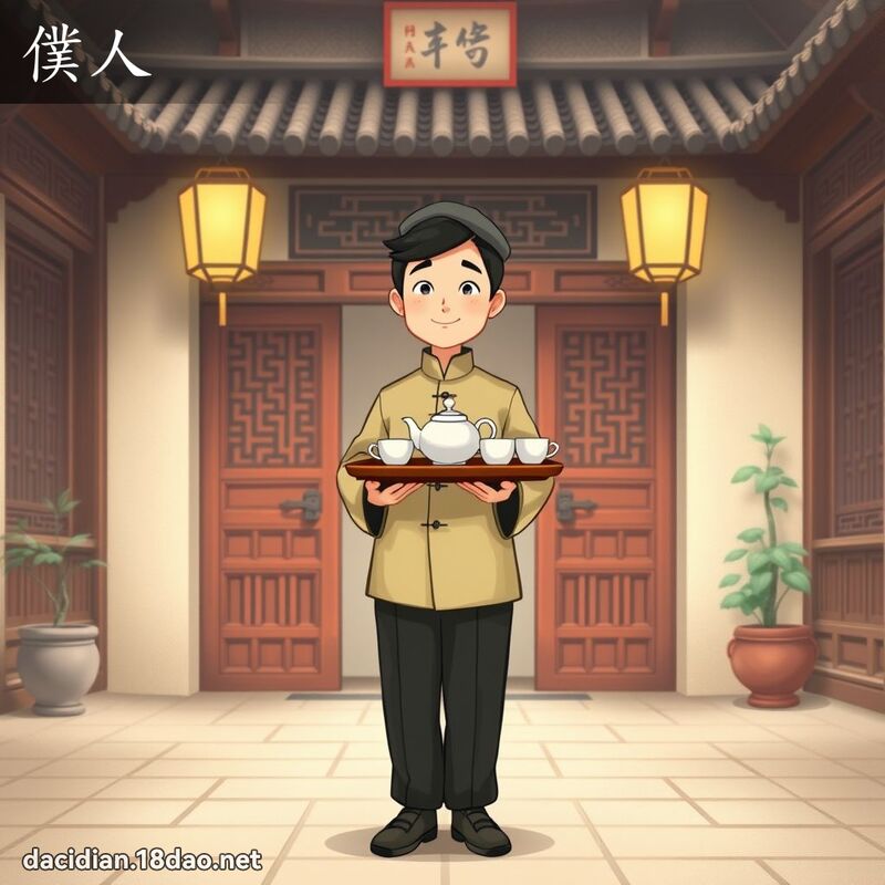 僕人 - 國語大辭典配圖