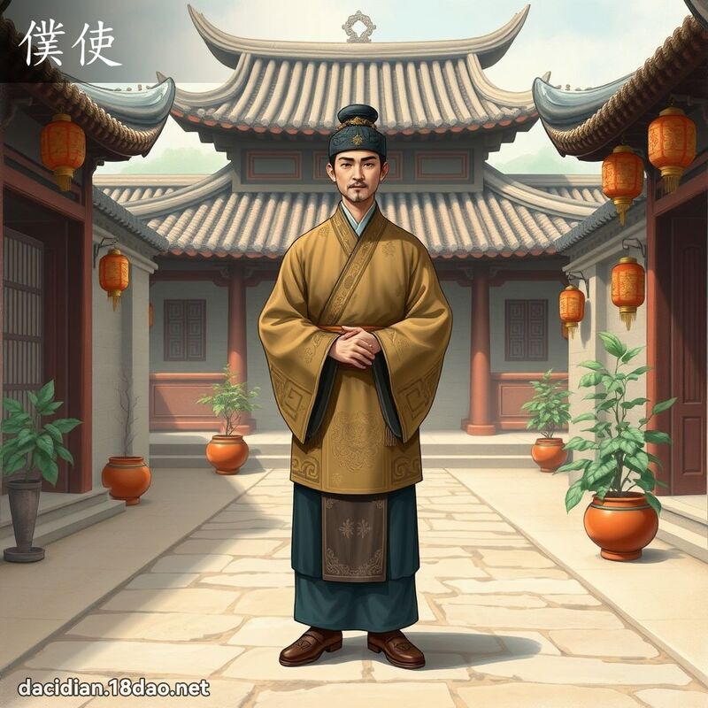 仆使 - 国语大辞典配图