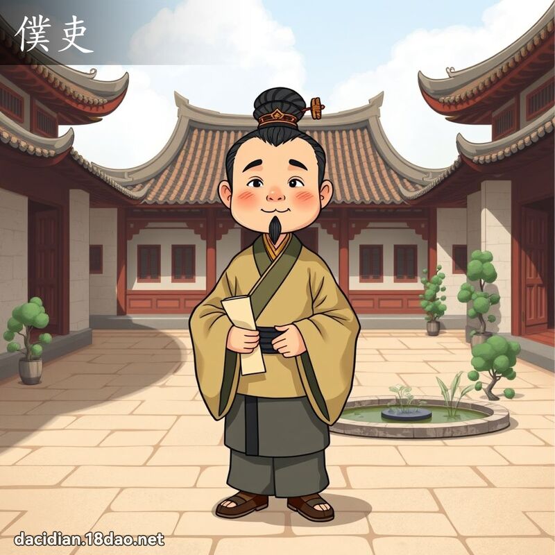 僕吏 - 國語大辭典配圖