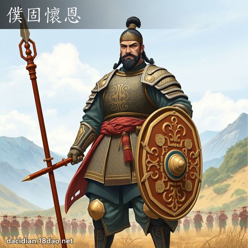 仆固怀恩 - 国语大辞典配图