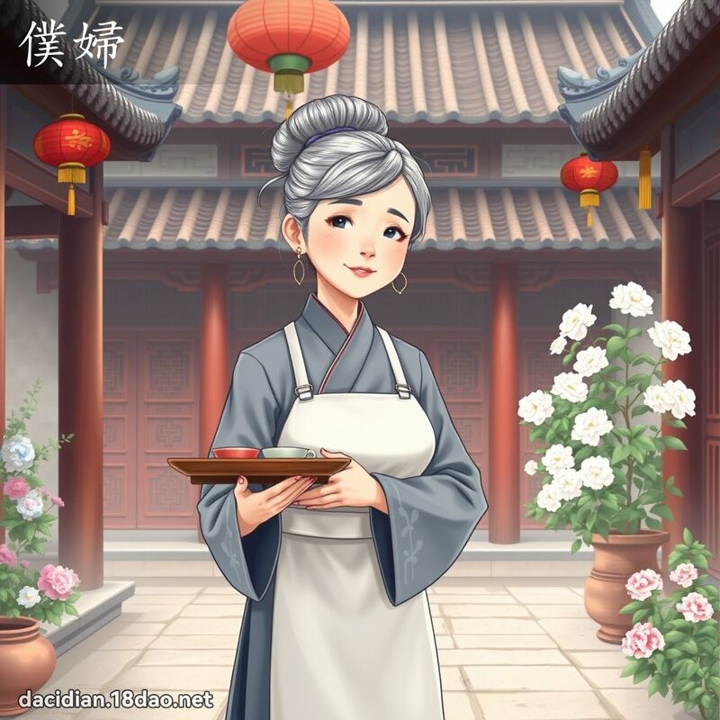 仆妇 - 国语大辞典配图