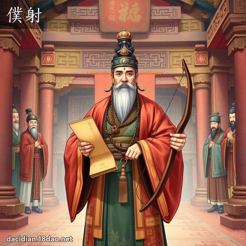 僕射 - 國語大辭典配圖
