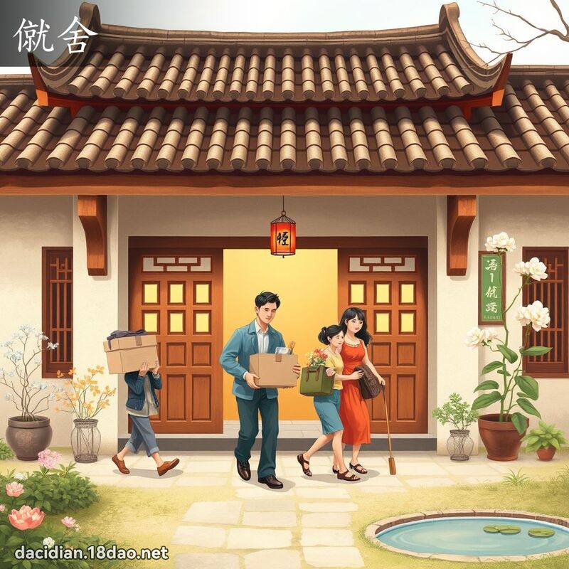僦舍 - 国语大辞典配图
