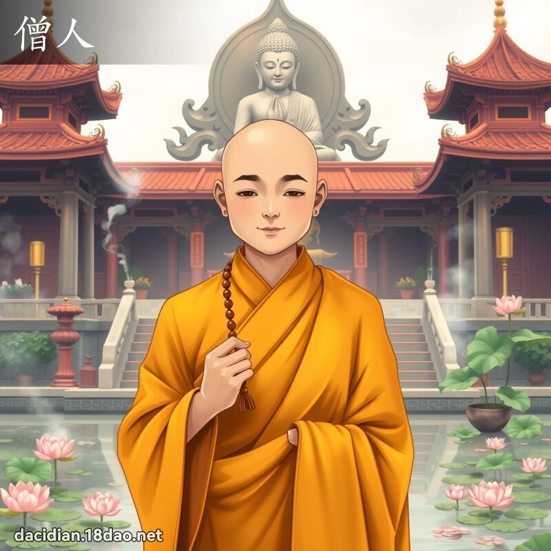 僧人 - 国语大辞典配图