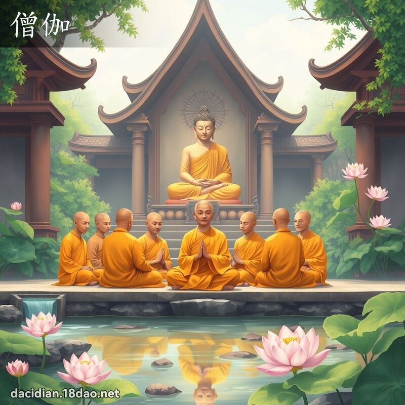 僧伽 - 國語大辭典配圖