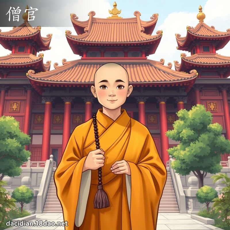 僧官 - 國語大辭典配圖
