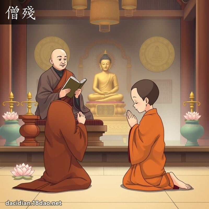 僧残 - 国语大辞典配图