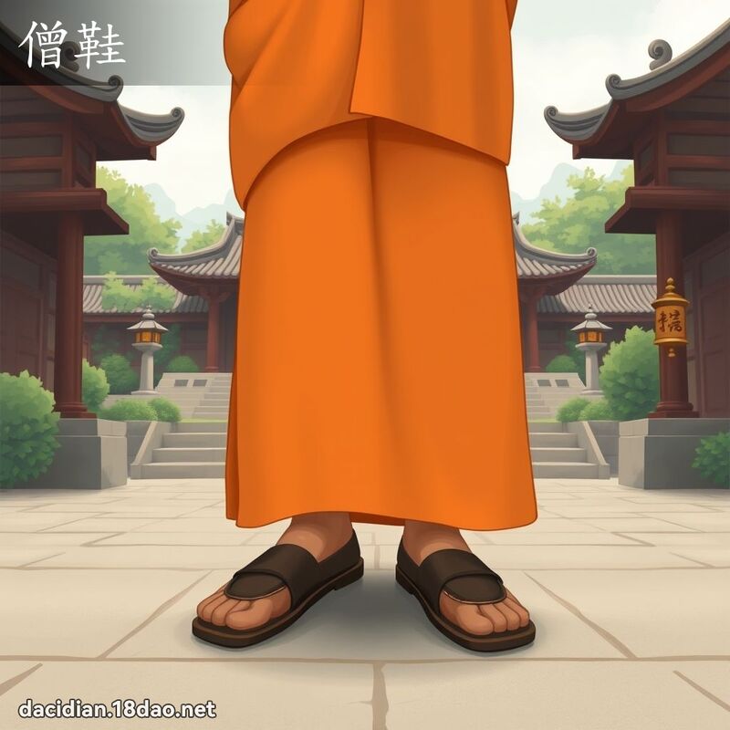 僧鞋 - 國語大辭典配圖