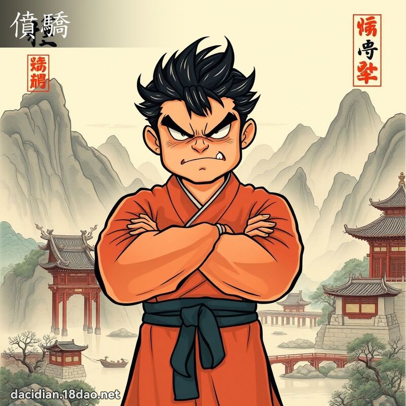 僨驕 - 國語大辭典配圖