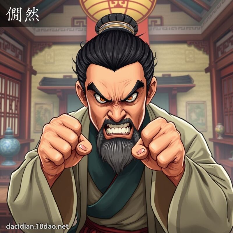 僩然 - 国语大辞典配图