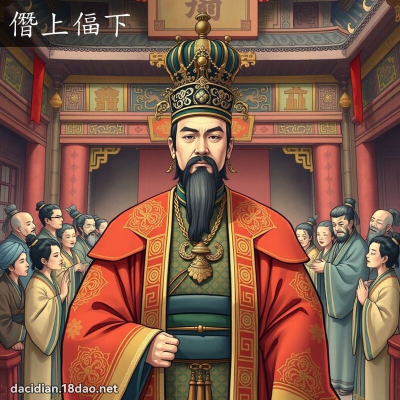 僭上偪下 - 国语大辞典配图