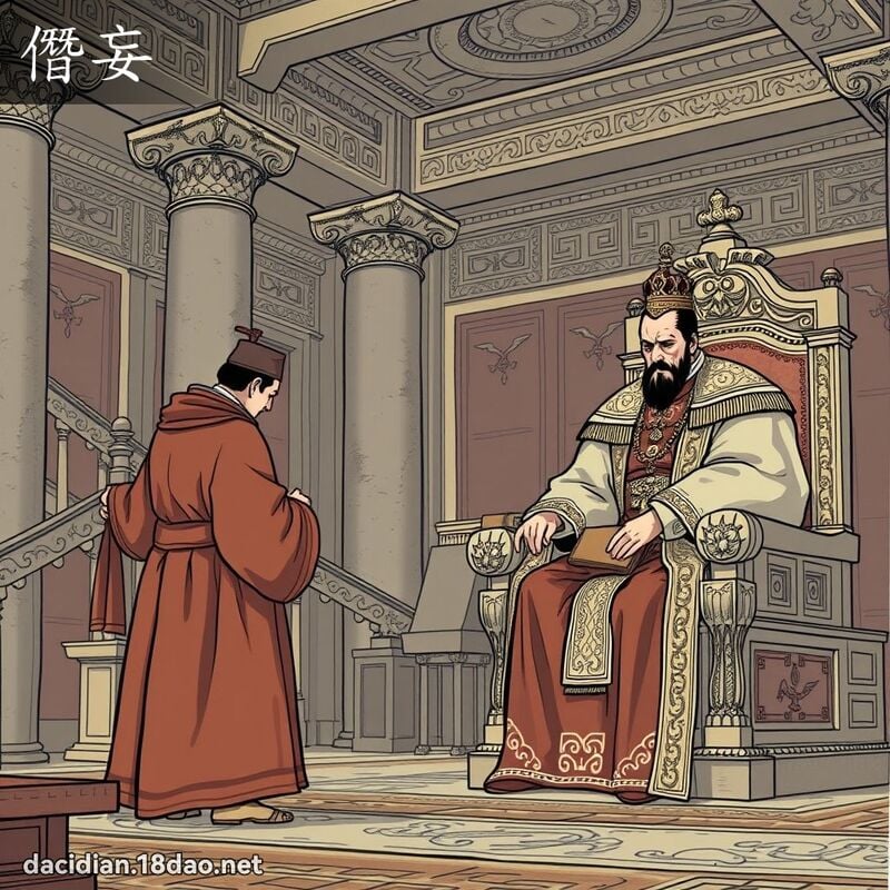 僭妄 - 国语大辞典配图