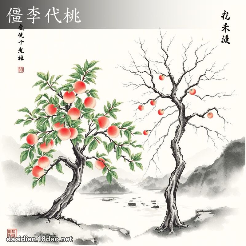 僵李代桃 - 國語大辭典配圖