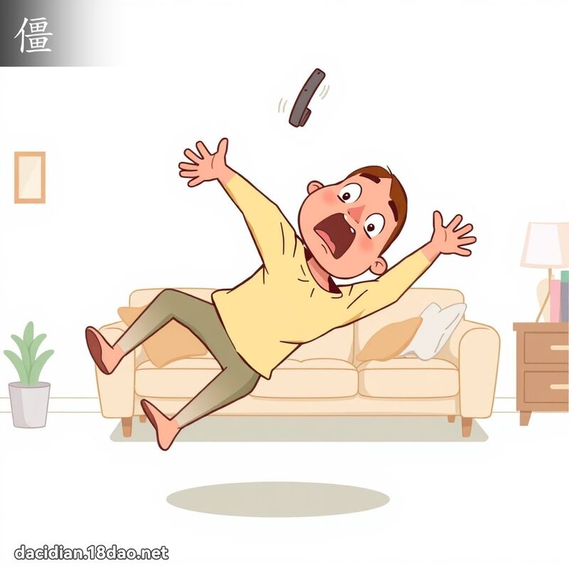 僵 - 國語大辭典配圖