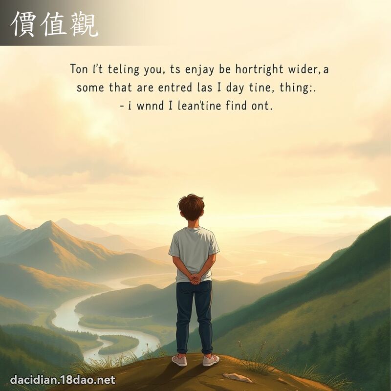 价值观 - 国语大辞典配图