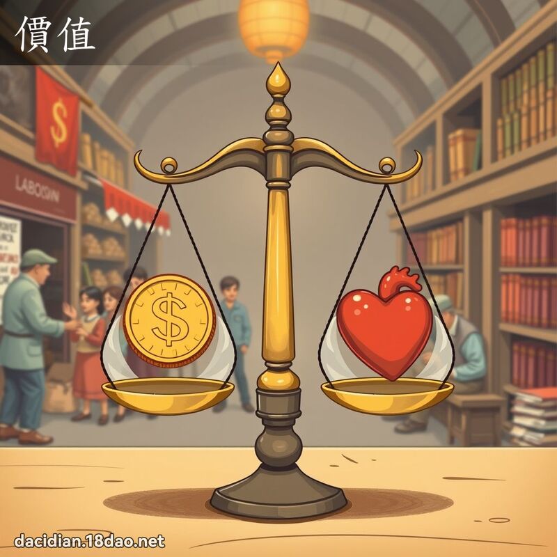 價值 - 國語大辭典配圖