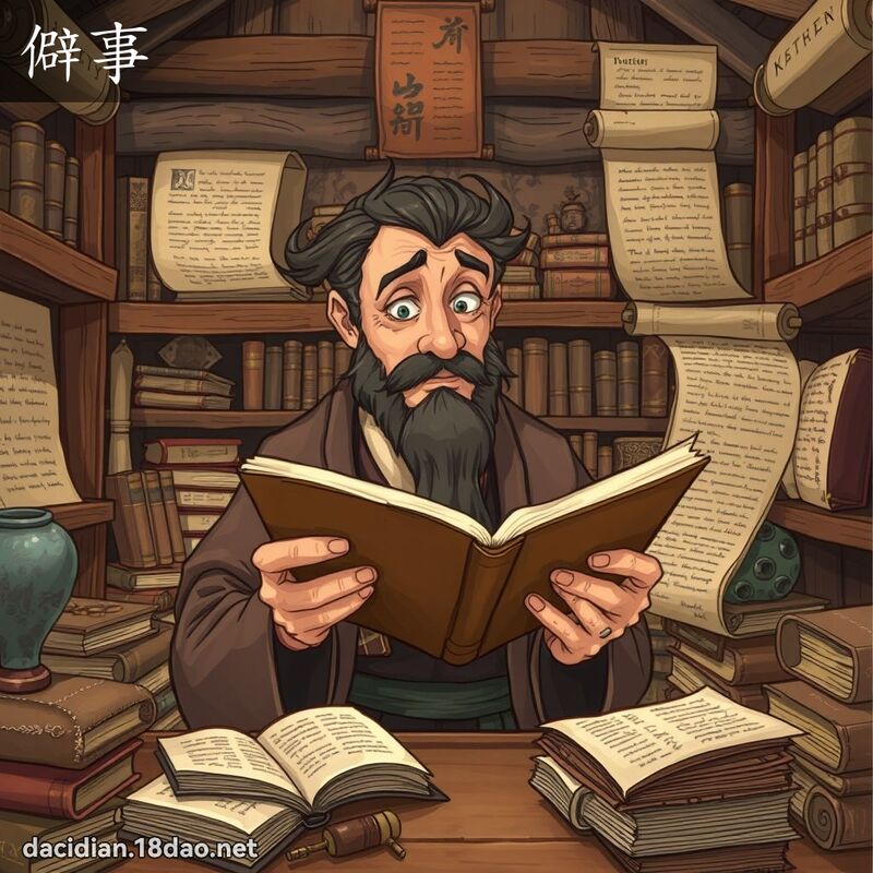 僻事 - 国语大辞典配图
