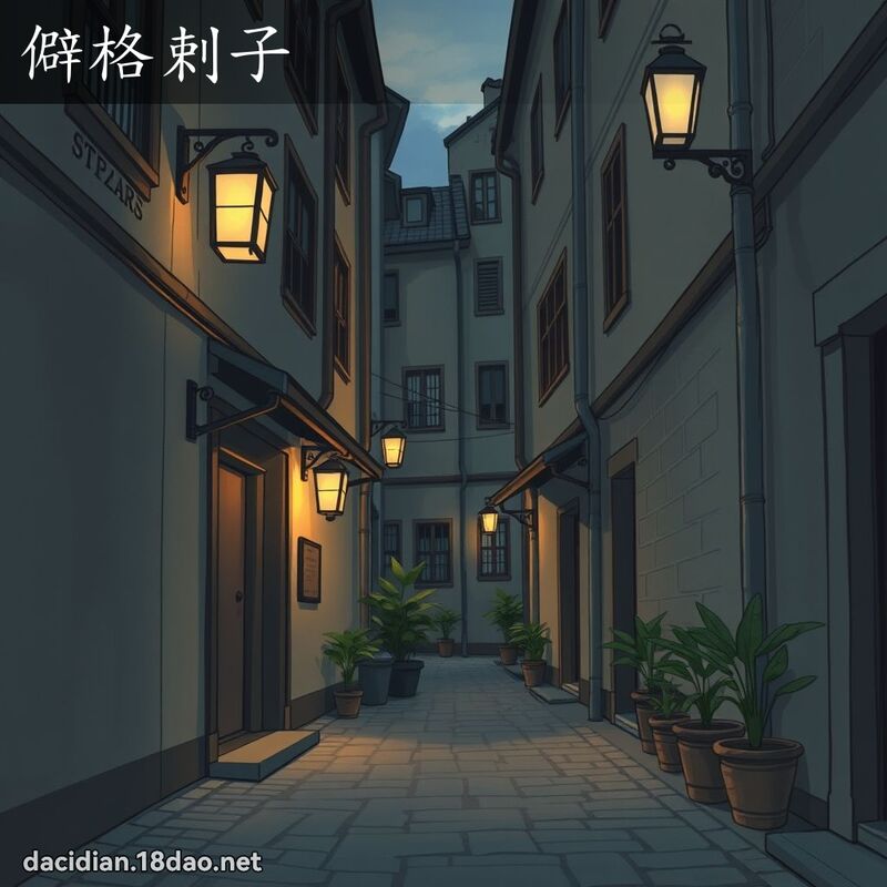 僻格剌子 - 國語大辭典配圖