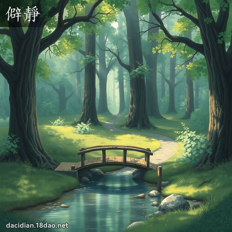 僻静 - 国语大辞典配图