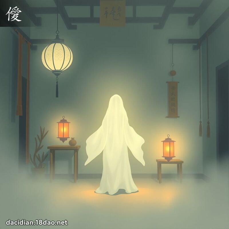 僾 - 國語大辭典配圖